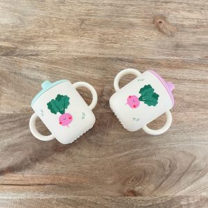 Lot de 2 gobelets en silicone – Veggie Pals