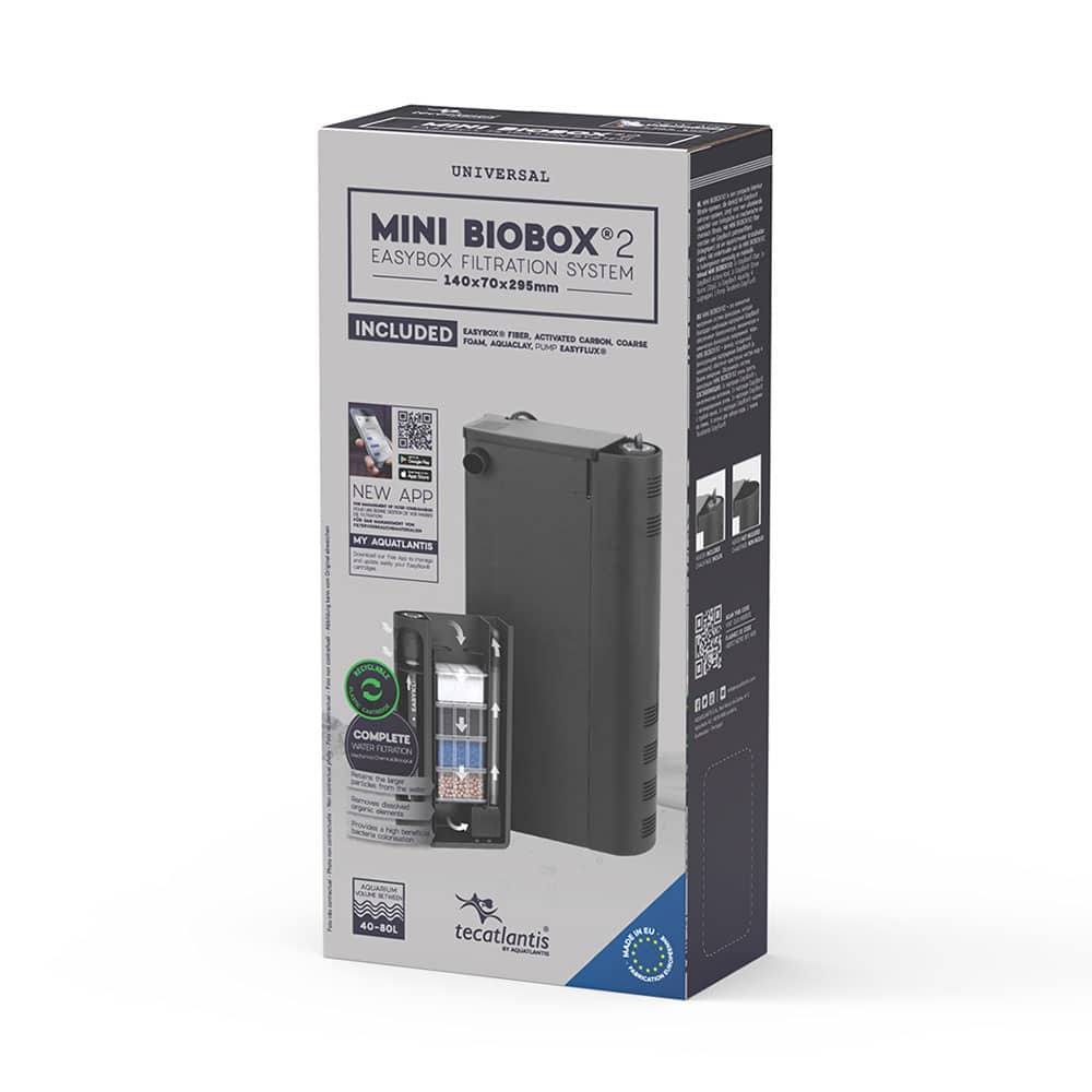 Aquatlantis Mini Biobox 2 – filtre aquarium jusqu’à 80 L