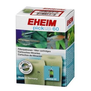 2 mousses filtrantes blanches : filtre Eheim PickUp 60