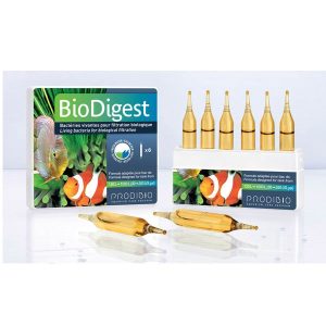 Prodibio BioDigest 6 ampoules – bactéries d&rsquo;entretien pour aquarium